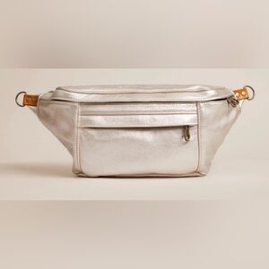 Parker Thatch Cross Your Heart Sling in Platinum